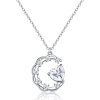 Collier croissant de lune 2ct