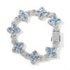 Bracelet bleu en zircon A5