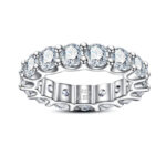 Bague éternité brillant rond 3mm-4,5mm-