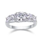 Bague a 5 pierres classique